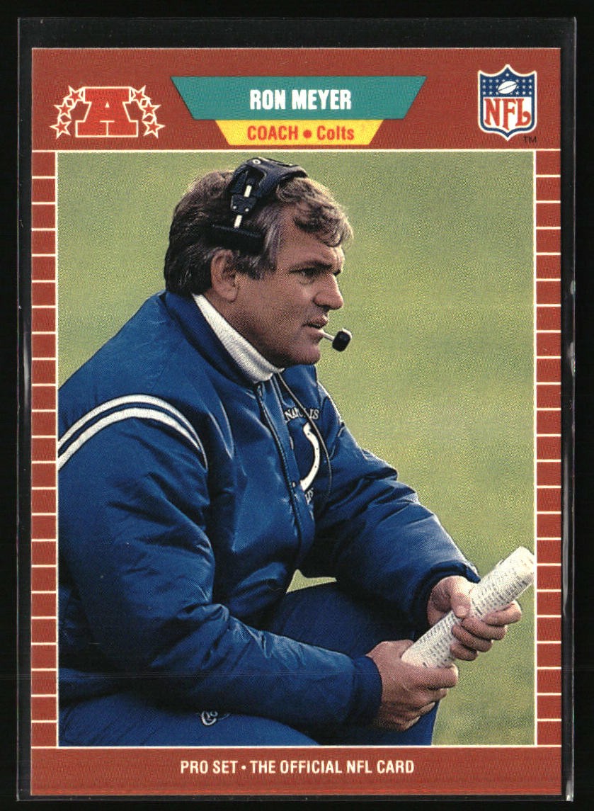 1989 Pro Set #166 Ron Meyer