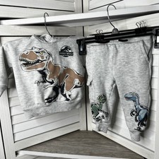 Jurassic World 2 Piece Hoodie Jogger Set Size 12 Month Worn Washed Once