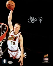 Detlef Schrempf Signed 8x10 Photo Seattle Supersonics Slam Dunk MCS Holo