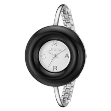 Marc by Marc Jacobs MBM3397 Donut White Dial Stainless St. Bangle Ladies Watch