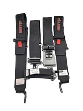 Zamp Seat Belt Harness Latch and Link 5-Point Harness 3" Black Exp 2025