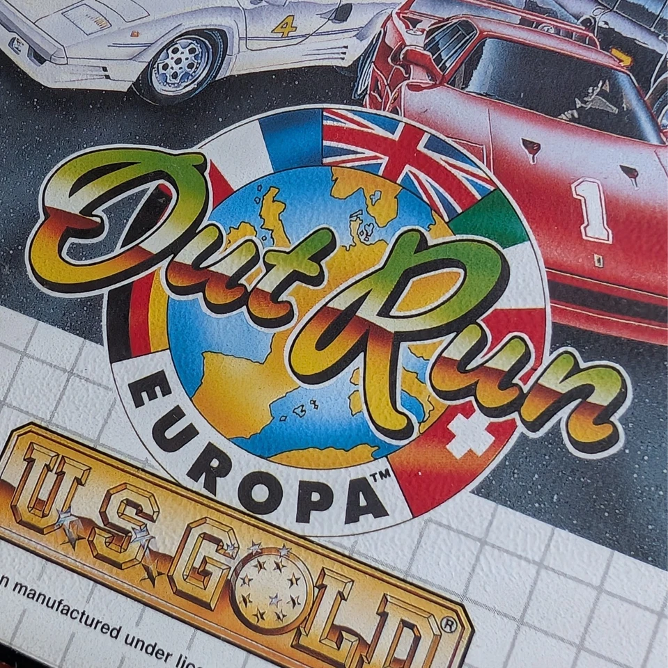 Out Run Europa (1991) SEGA Master System RETRO Cartridge Video Game [COMPLETE!] - Image 4 of 4