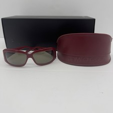 Vintage Y2K Romeo Gigli RG64103 Cherry Red Sunglasses With Case EUC U2 Italy
