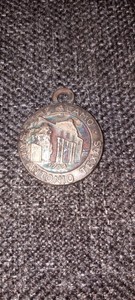 Bates & Klinke "THE ALAMO" San Antonio, Texas, Metal Charm Vintage