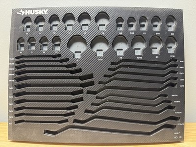 Husky #18 EVA Foam Storage Trays For 1,025 PC Tool Set.  Tray Only.
