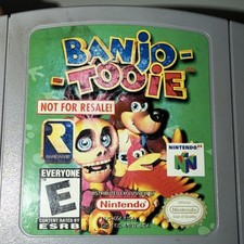 Banjo-Tooie (Nintendo 64, 2001) NFR Not For Resale Cleaned Tested Authentic N64
