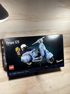 LEGO 1960s Vespa 125 Scooter 10298 Complete Set with Manual and Box EUC