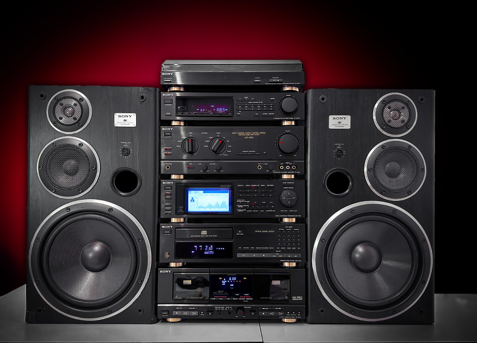 SONY Hi-Fi TOWER 🌈RaRe🌈 Flagship Component Stereo Syst