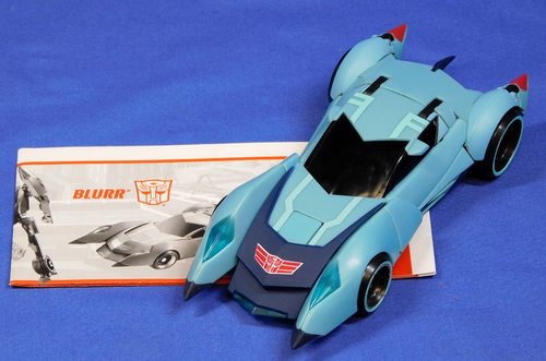 TRANSFORMERS ANIMATED BLURR COMPLETE DELUXE CLASS