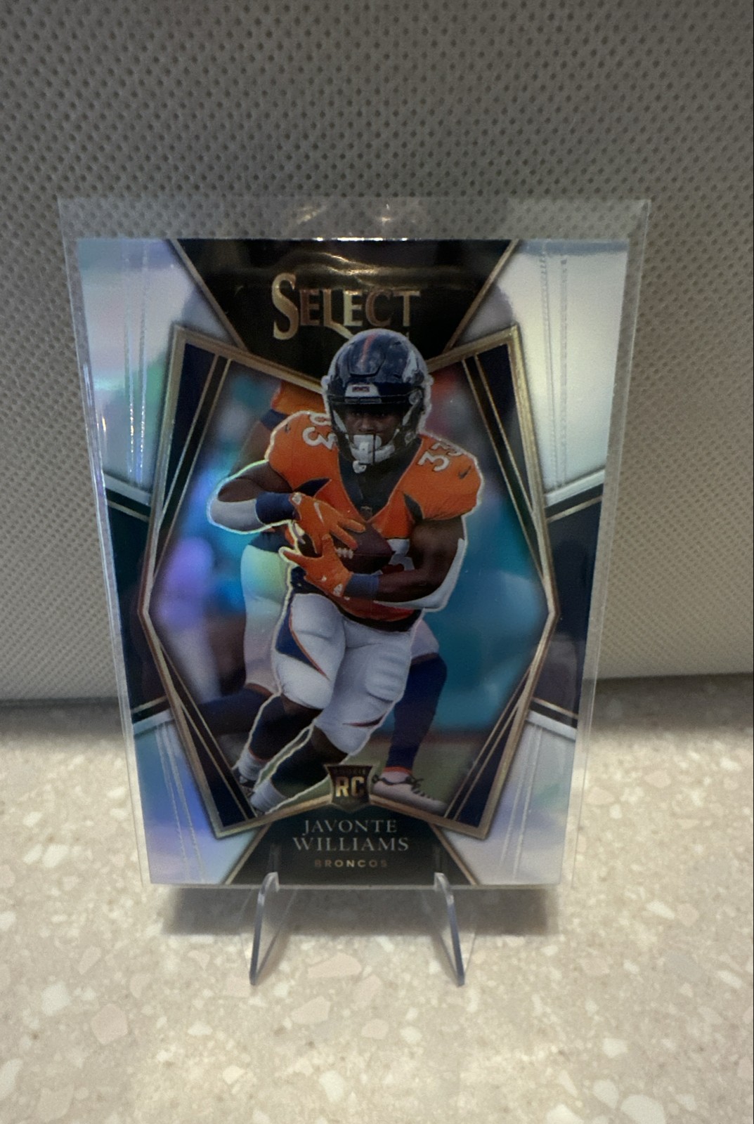 2021 Panini Select - Premier Level Javonte Williams #157 Silver Prizm (RC)