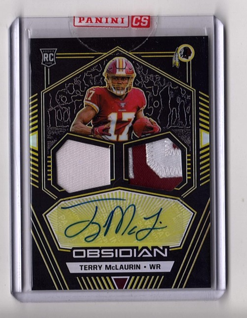 値下げ不可！panini immaculate2017 モドリッチ/20 SP Terry McLaurin 2019 Obsidian Rookie Dual Patch Auto Electric Etch