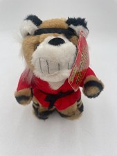 Karate Kritters Squeeze Plush Toy Tiger Roars Delight Great For Fun & Play