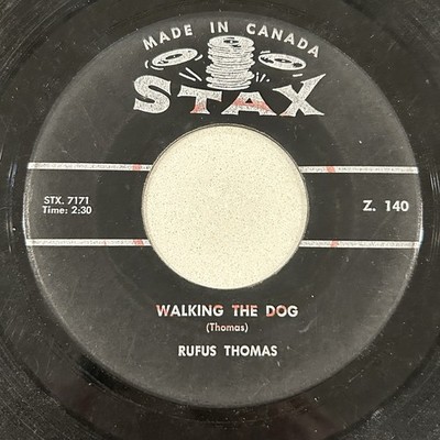 Rufus Thomas Fine & Mellow/ Walking the Dog 45 RPM Record