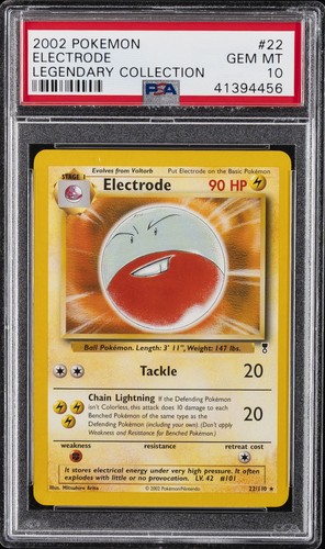 Electrode graded PSA 10 for sale on eBay