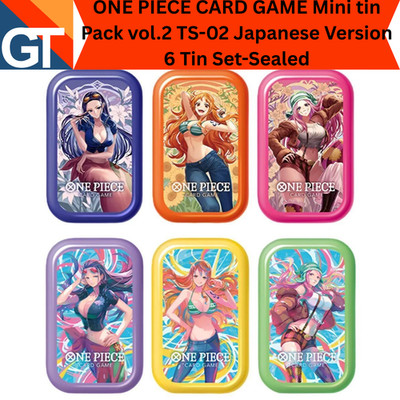 ONE PIECE CARD GAME Mini tin Pack vol.2 TS-02 Japanese Version 6