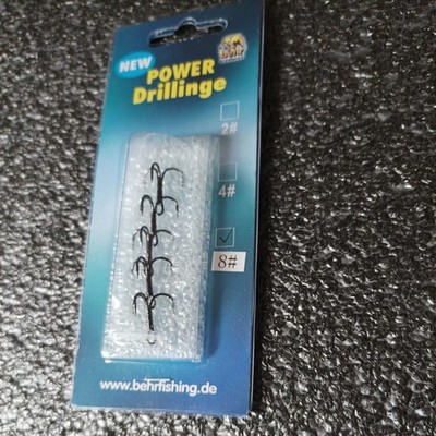 Behr ''Power Drillingshaken'' # Carbon Schwarz gr.8 5 stk.