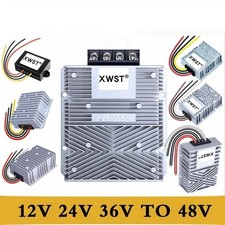12V 24V 36V to 48V DC DC Boost Converter 10-45V to 48V 1A-72A Voltage Regulator