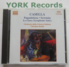 CASELLA - Paganiniana / Serenata / La Giara BENDA - Excellent Condition CD Naxos