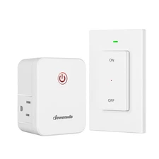 DEWENWILS Remote Control Outlet, 5A/1875W, Compact Design, Programmable