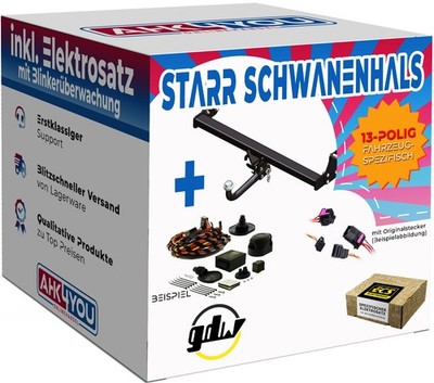 GDW AHK für Citroen C5 Kombi 08-17 starr + 13-pol ECS ES SPEZ