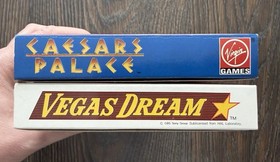 Nintendo NES Casino Lot! Caesars Palace & Vegas Dream w/Inserts! Complete CIB🔥