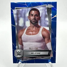 2025 Topps Chrome WWE Blue Sp Mr Stone #/150