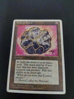 Fellwar Stone MTG Core Set 4th Edition Regular MP Vintage Magic The Gathering