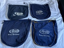 Arai Helmet Soft Carry Bag?s -history lesson all slightly different-unused