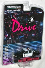 Greenlight Drive 1/64 1992 Ford Crown Victoria Lapd Police Car