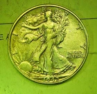 1942-S 50C Walking Liberty Half Dollar AU++++ Details