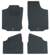 Fußmatten Set für Opel Corsa C 2000-2003 Autoteppiche mit 100% Passform Schwarz