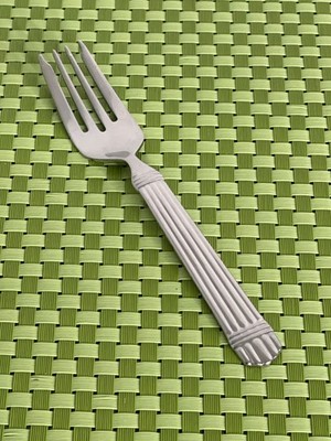 Wallace CHARDONNAY Stainless Salad Fork 18/10 China Ridges Flatware - 6 1/2''