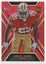 2014 Panini Select Red Prizm Jimmie Ward RC /99 San Francisco 49ers #120