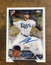 2023 Topps Chrome Update Series - Autographs Taj Bradley #RA-TB (AU, RC)
