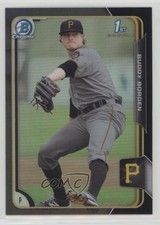 2015 Bowman Chrome Prospects Asia Exclusive Black Refractor Buddy Borden 4g3