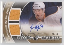 2011-12 SPx Winning Materials Auto 5/15 Tyler Myers #WM-TM Auto 2d8