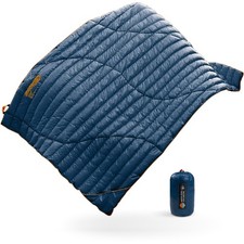 Ultralight Down Camping Blanket - 1.35lbs, 650 Fill Power Puffy Quilt. Compac...