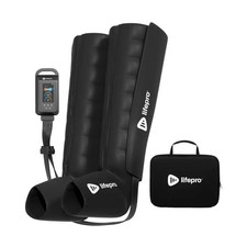 LifePro Axis Air Compression Leg Massager with Heat Circulation Therapy