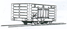 Dundas Models DM07 Snailbeach District Railways Coal Wagon Kit OO9 Gauge