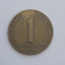 Austria 1 Shilling 1965 – ATS – KM#2886