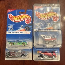 1996 HOT WHEELS FIRST EDITIONS VARIOUS LOT OF 4 CARS NIP FREE SHIPPING