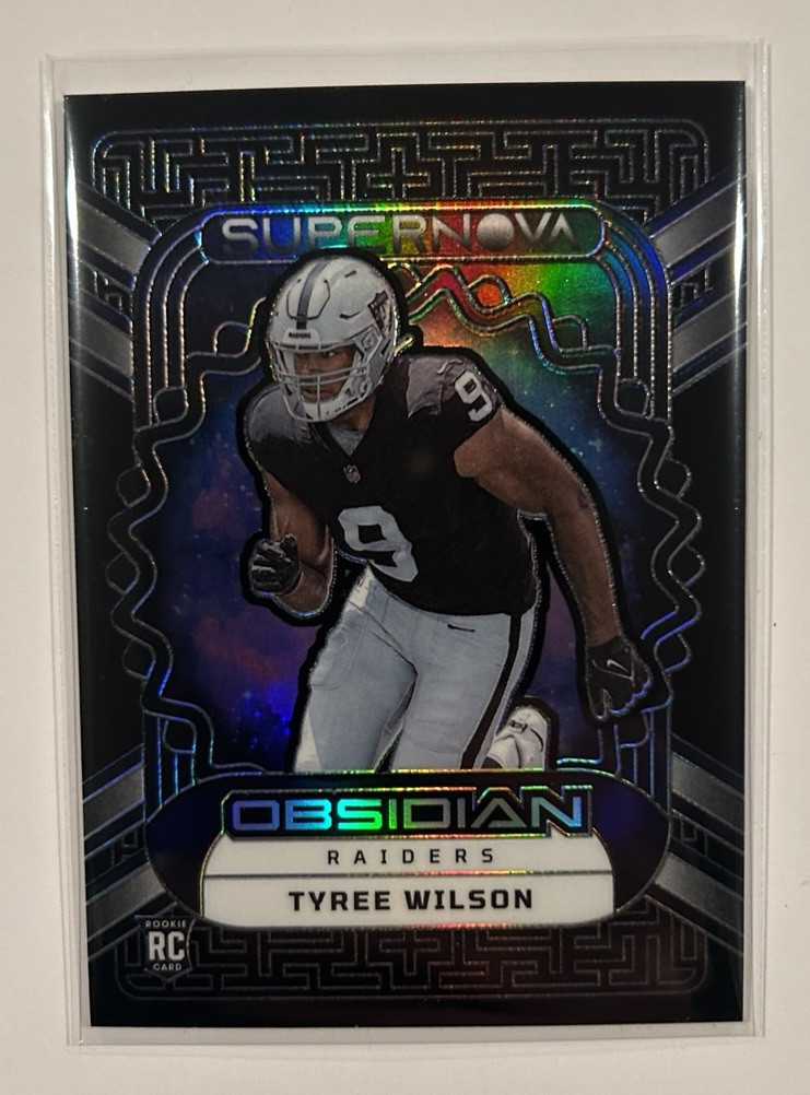 2023 Obsidian Supernova Tyree Wilson RC /135 #24 - Raiders