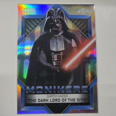 2023 Topps Chrome Star Wars Darth Vader ''The Dark Lord Of The Sith'' Monikers M-1
