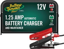 Battery Tender Plus 12V 1.25 AMP Car Motorcycle Battery Charger and Maintainer,F