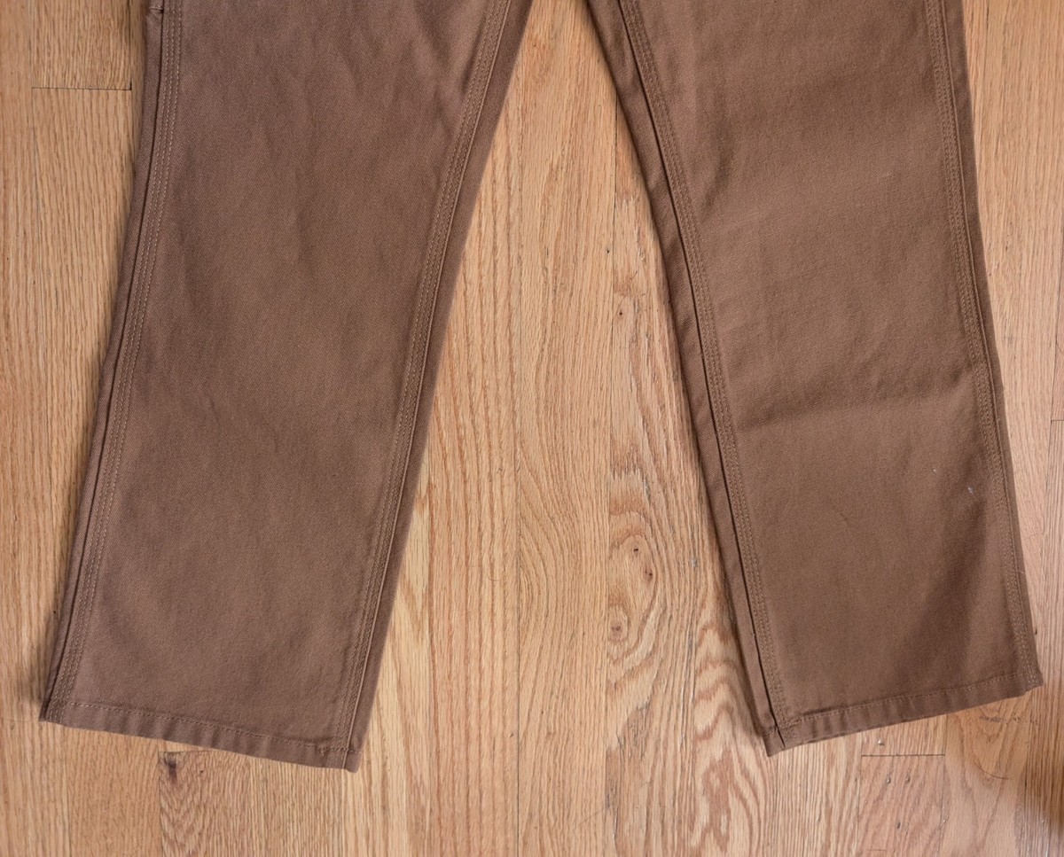 Carhartt Kids Size 10 Brown Loose Fit Utility Bootcut Work Pants