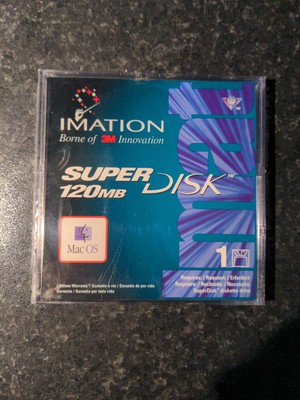 Imation Super Disk 120MB Préformaté Mac - Neuf sous blister