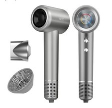 High Speed Salon Hair Dryer Negative Ion Quiet with Nozzle Diffuser Thick Hair