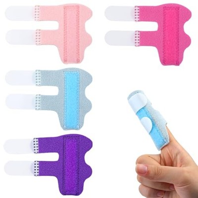 4 Pcs Finger Splints Trigger Finger Splint Mallet Finger Splint Finger Brace 
