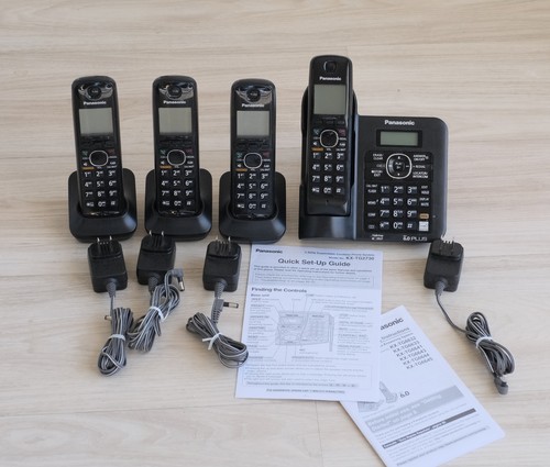 Panasonic KX-TG2730 2.4GHz, 4 Handsets Cordless Phone Answering Machine. EXC+++
