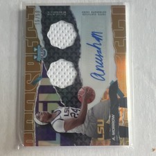 2024-25 Topps Bowman U Best Aneesah Morrow Dual Relic Auto GOLD /50 LSU PDRA-AM